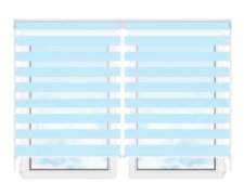 Рулонные шторы мини День Ночь Латина 0004 цена. Купить в «Мастерская Жалюзи»